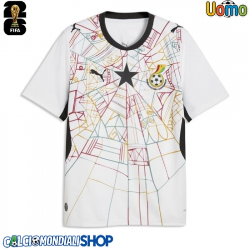 Maglie da calcio Ghana Prima Maglia Mondiali 2026  Manica Corta